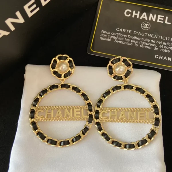 Fashion Leather Hoop Earrings