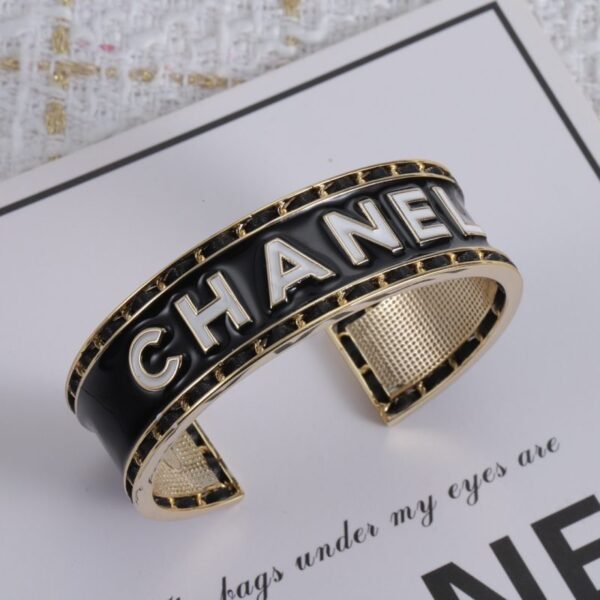 Charm Letter Cuff Bangle