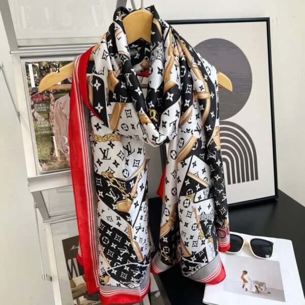New Style Temperament Silk Scarf Size: 90x180cm