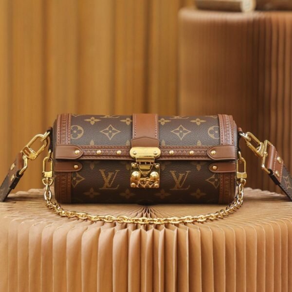 Classic Retro Cylindrical Bag Size: 19x9x9cm