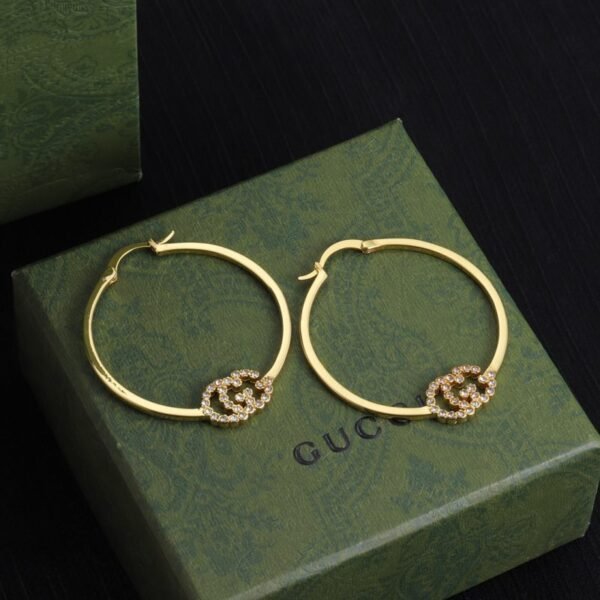Circle Letter Earrings