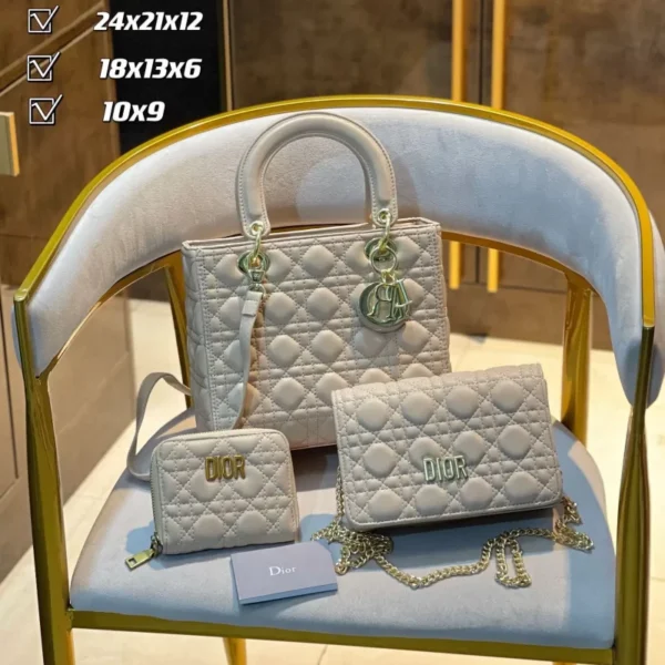 3 Pcs Set Small Totes 5 Colors