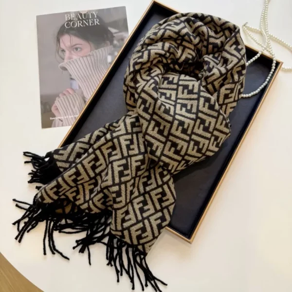 Fashion Winter Cashmere Knitted Scarf Size: 65x180cm
