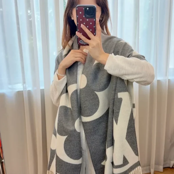 New 7 Colors Cashmere Knitted Scarf Size: 65x180cm
