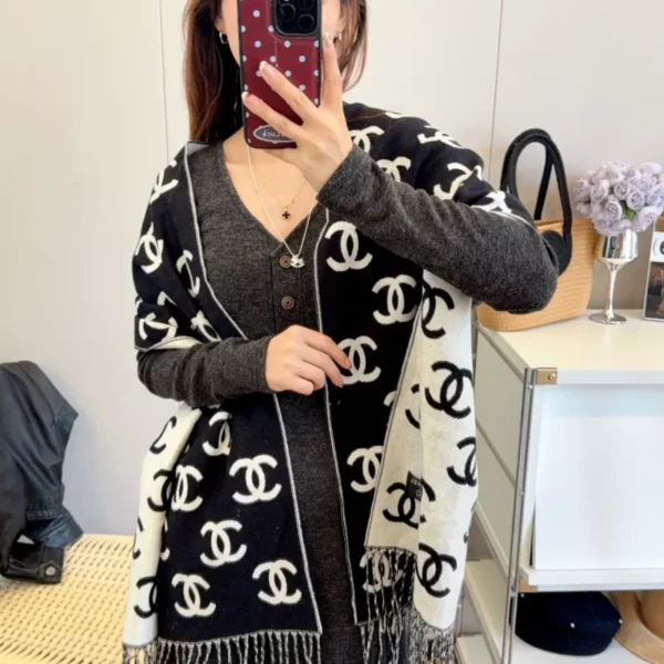 New 6 Colors Cashmere Knitted Scarf Size: 45x180cm