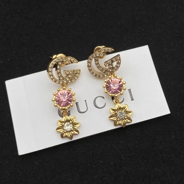 Fashion Diamond Flower Earrings