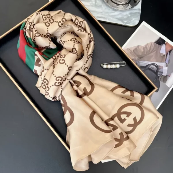 Fashion Multicolor Slik Scarf Size: 90x180cm