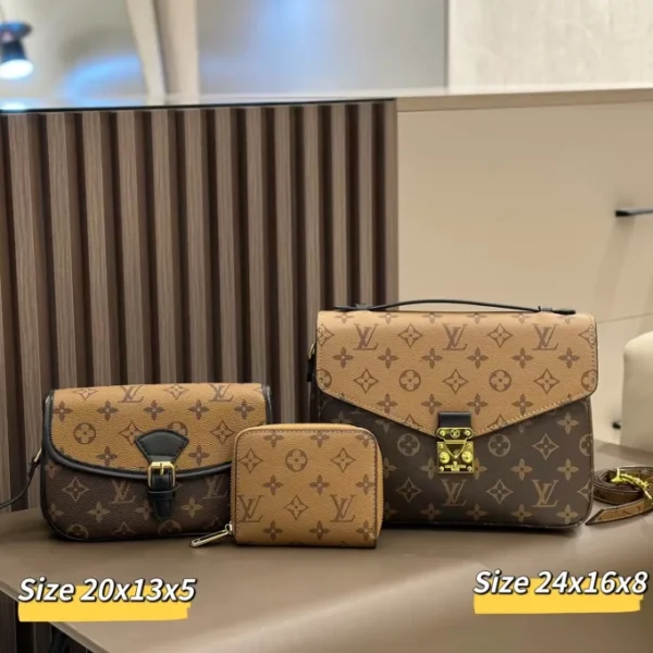 3 Pcs Set Postman Bag 5 Styles