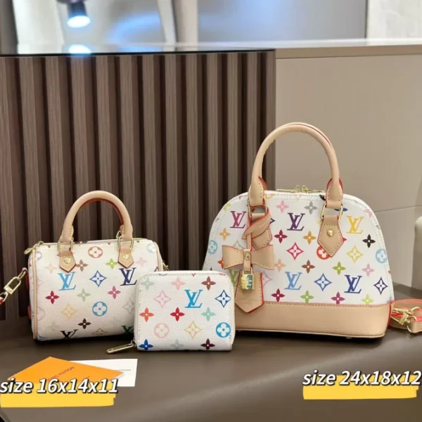 3 Pcs Set Shell Pillow Bag 5 Colors
