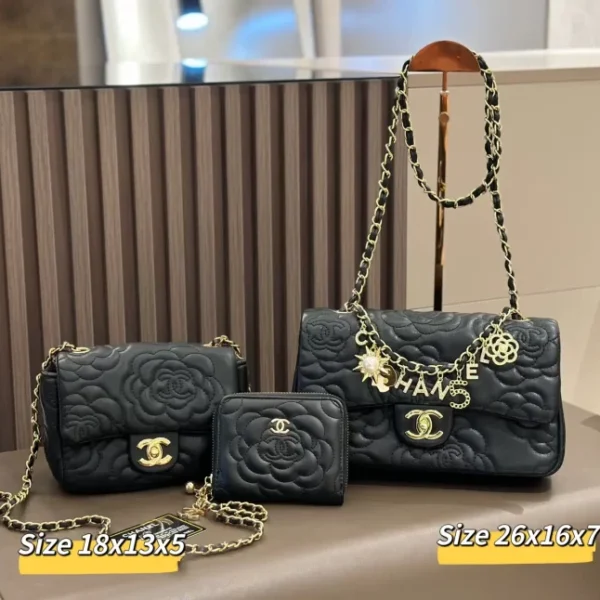 3 Pcs Set Lambskin Bag 5 Styles