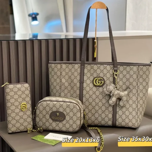3 Pcs Set Handbags Shopping Bags 7 Styles