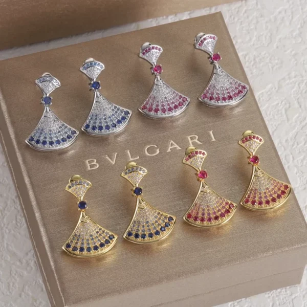 Classic 4 Colors Diamond Earrings