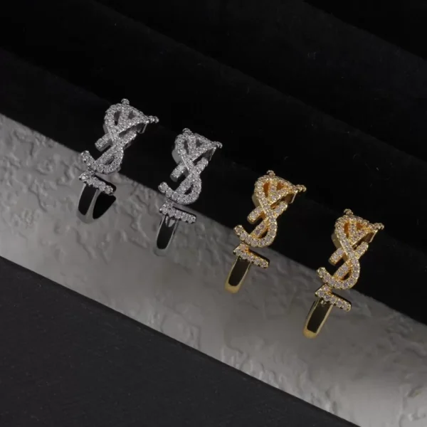 Classic Half Letter Earrings