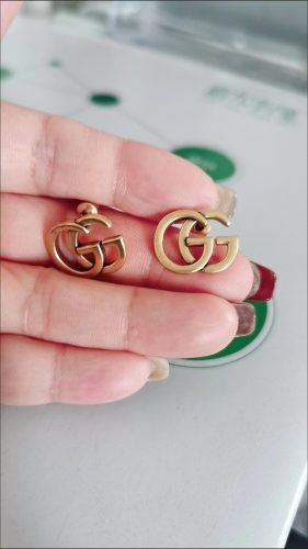 Classic Letter Stud Earrings photo review
