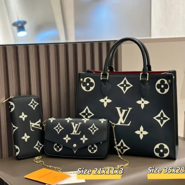 3 Pcs Set Handbags Wallet 8 Colors
