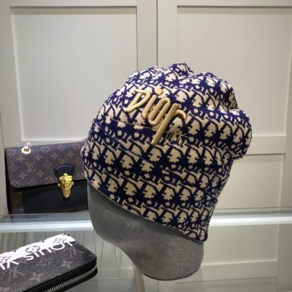 Cashmere Knitted Embroidered Hat