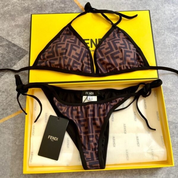 Classic Letter Print Bikini
