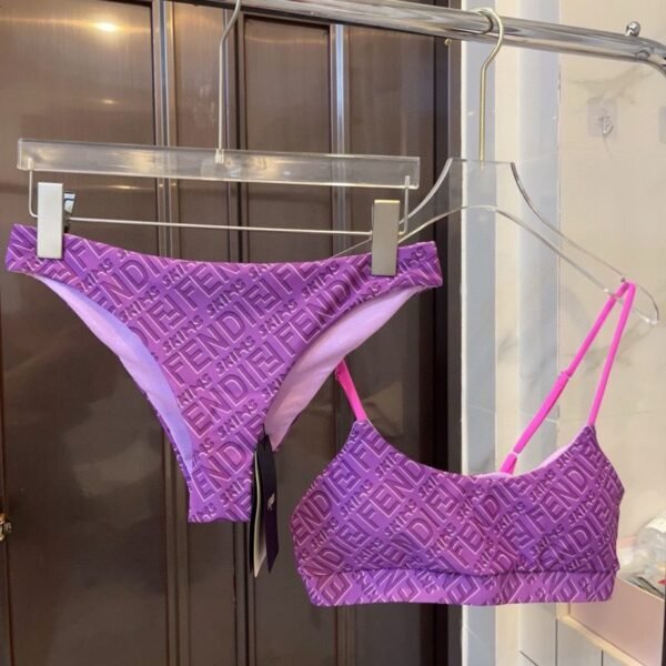 Fashion Purple Bikini Swimsuits