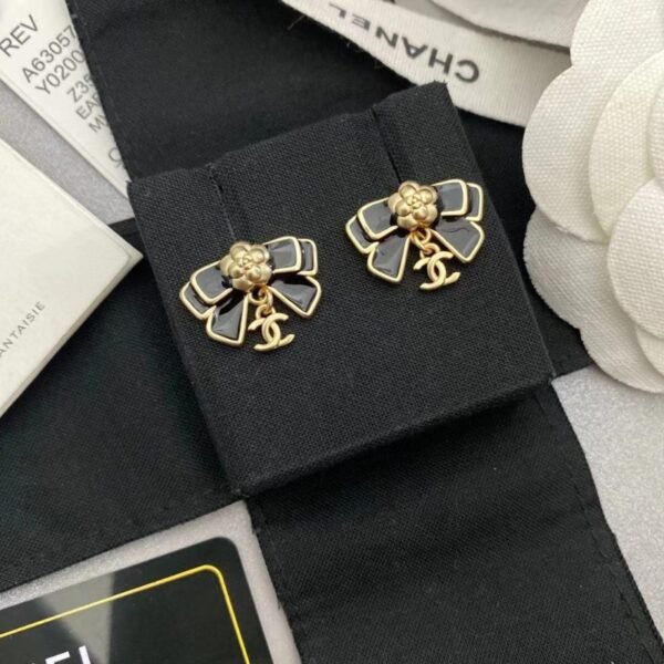 Camellia Bow Knot Earrings