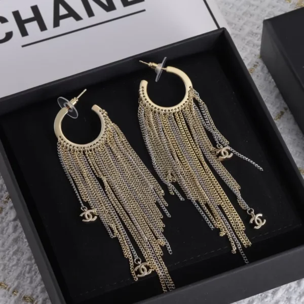 Chain Willow Comb Earrings