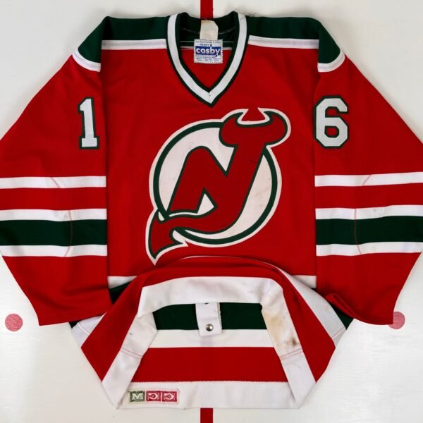 new-jersey-devils-pat-verbeek-1987-preseason-game-worn-nhl-hockey-jersey-48-large